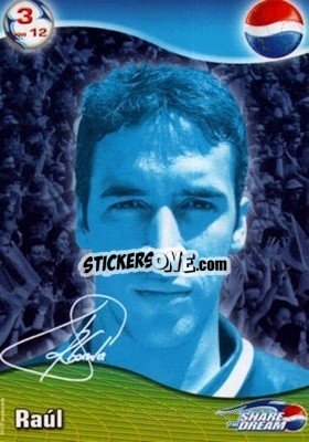 Sticker Raul - Share The Dream 2002 n. 3 - PEPSI