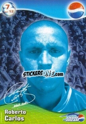 Sticker Roberto Carlos - Share The Dream 2002 n. 7 - PEPSI