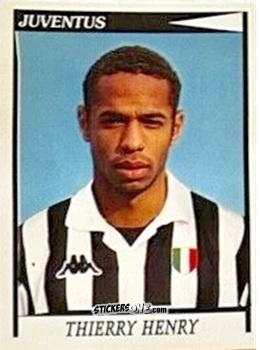 Figurina Thierry Henry - Calciatori 1998-1999 n. UPDATE8 - Panini
