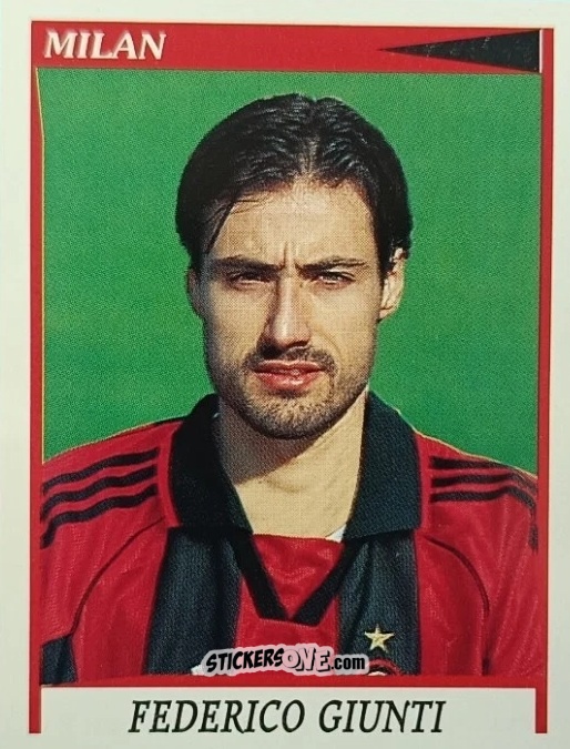Sticker Federico Giunti - Calciatori 1998-1999 n. UPDATE18 - Panini