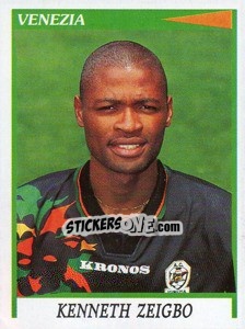 Sticker Kenneth Zeigbo - Calciatori 1998-1999 n. 389 - Panini