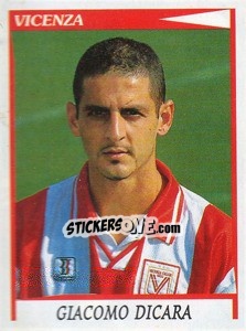Sticker Giacomo Dicara - Calciatori 1998-1999 n. 399 - Panini