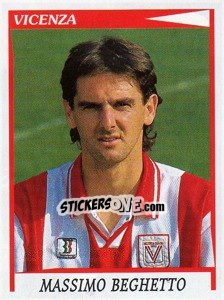 Sticker Massimo Beghetto - Calciatori 1998-1999 - Panini