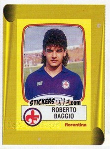 Sticker Roberto Baggio - Calciatori 1998-1999 n. 416 - Panini