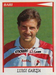 Sticker Luigi Garzja - Calciatori 1998-1999 n. 6 - Panini