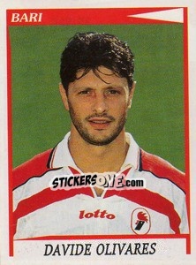 Sticker Davide Olivares - Calciatori 1998-1999 n. 14 - Panini