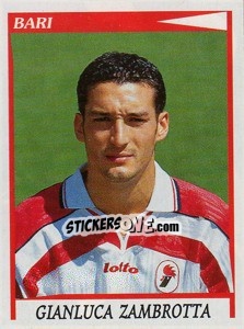 Sticker Gianluca Zambrotta - Calciatori 1998-1999 n. 18 - Panini