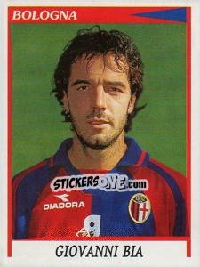 Sticker Giovanni Bia - Calciatori 1998-1999 - Panini
