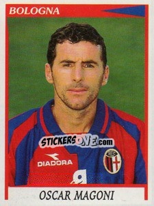 Sticker Oscar Magoni - Calciatori 1998-1999 n. 37 - Panini