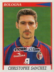 Sticker Christophe Sanchez - Calciatori 1998-1999 n. 42 - Panini