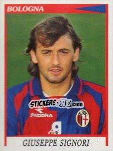 Sticker Giuseppe Signori - Calciatori 1998-1999 n. 43 - Panini
