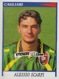 Sticker Alessio Scarpi - Calciatori 1998-1999 - Panini
