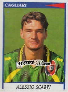 Sticker Alessio Scarpi - Calciatori 1998-1999 n. 50 - Panini