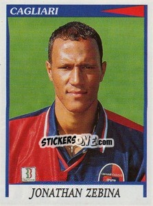 Sticker Jonathan Zebina - Calciatori 1998-1999 n. 52 - Panini