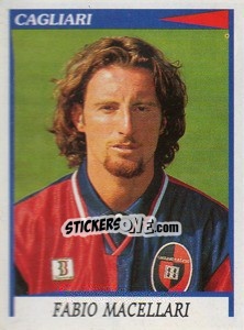 Sticker Fabio Macellari - Calciatori 1998-1999 n. 54 - Panini
