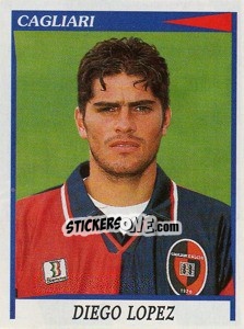 Sticker Diego Lopez - Calciatori 1998-1999 n. 55 - Panini
