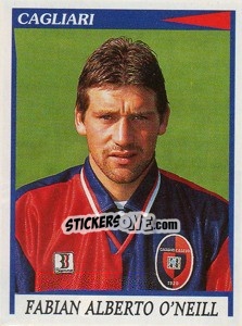 Cromo Fabian Alberto O'Neill - Calciatori 1998-1999 - Panini