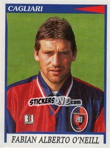 Sticker Fabian Alberto O'Neill - Calciatori 1998-1999 n. 59 - Panini