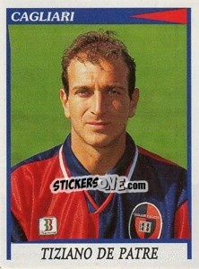 Sticker Tiziano de Patre - Calciatori 1998-1999 - Panini