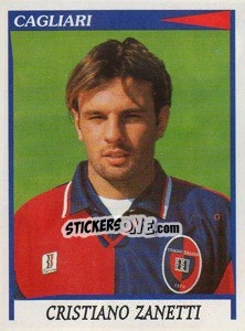 Cromo Cristiano Zanetti - Calciatori 1998-1999 - Panini