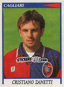 Cromo Cristiano Zanetti - Calciatori 1998-1999 n. 62 - Panini