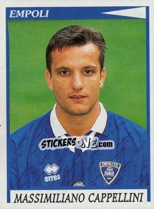 Sticker Massimiliano Cappellini - Calciatori 1998-1999 n. 91 - Panini