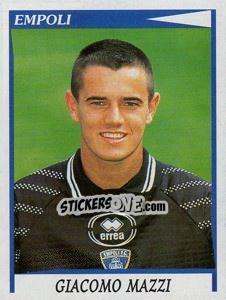 Sticker Giacomo Mazzi - Calciatori 1998-1999 n. 92 - Panini