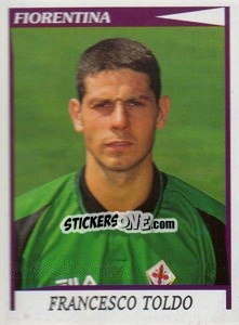 Sticker Francesco Toldo - Calciatori 1998-1999 n. 96 - Panini