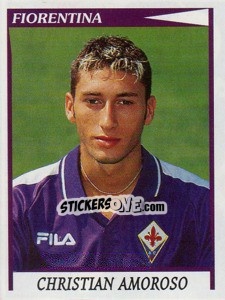 Figurina Christian Amoroso - Calciatori 1998-1999 - Panini