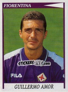 Sticker Guillermo Amor - Calciatori 1998-1999 - Panini