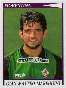 Sticker Gian Matteo Mareggini - Calciatori 1998-1999 - Panini