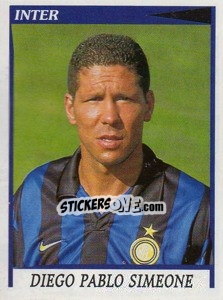 Sticker Diego Pablo Simeone - Calciatori 1998-1999 - Panini