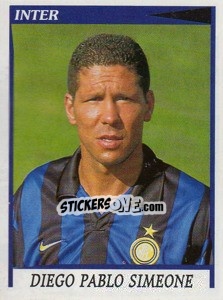 Sticker Diego Pablo Simeone - Calciatori 1998-1999 n. 127 - Panini