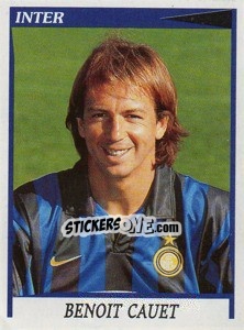 Sticker Benoit Cauet - Calciatori 1998-1999 - Panini