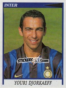 Sticker Youri Djorkaeff - Calciatori 1998-1999 - Panini