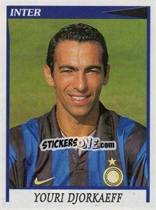 Sticker Youri Djorkaeff - Calciatori 1998-1999 n. 133 - Panini