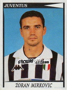 Sticker Zoran Mirkovic - Calciatori 1998-1999 - Panini