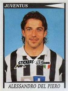 Sticker Alessandro del Piero - Calciatori 1998-1999 n. 157 - Panini