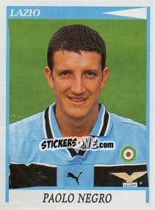 Sticker Paolo Negro - Calciatori 1998-1999 - Panini