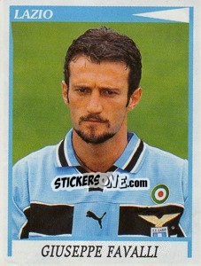 Sticker Giuseppe Favalli - Calciatori 1998-1999 - Panini