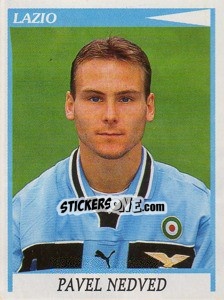 Sticker Pavel Nedved - Calciatori 1998-1999 - Panini