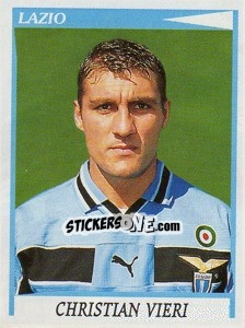 Sticker Christian Vieri - Calciatori 1998-1999 - Panini