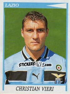Sticker Christian Vieri - Calciatori 1998-1999 n. 182 - Panini