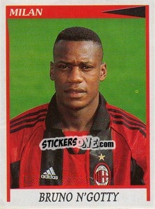 Sticker Bruno N'Gotty - Calciatori 1998-1999 - Panini