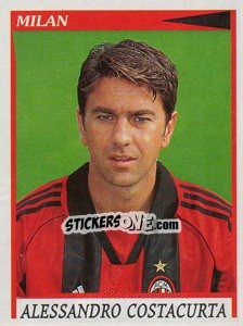 Sticker Alessandro Costacurta - Calciatori 1998-1999 n. 191 - Panini