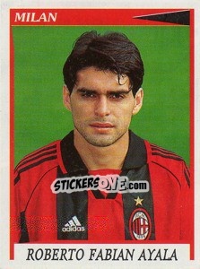 Sticker Roberto Fabian Ayala - Calciatori 1998-1999 - Panini