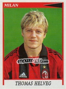 Sticker Thomas Helveg - Calciatori 1998-1999 - Panini