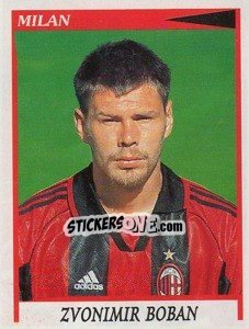Sticker Zvonimir Boban - Calciatori 1998-1999 n. 198 - Panini