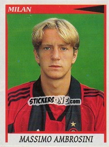 Sticker Massimo Ambrosini - Calciatori 1998-1999 n. 201 - Panini