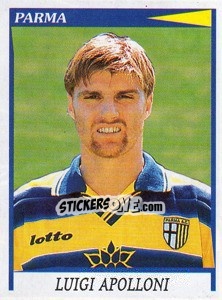 Sticker Luigi Apolloni - Calciatori 1998-1999 n. 212 - Panini